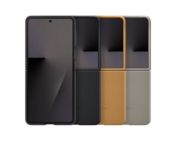 Kindsuit™ Premium Leather Case for Samsung Galaxy Z Flip7 – Sleek Protection in 4 Elegant Colors