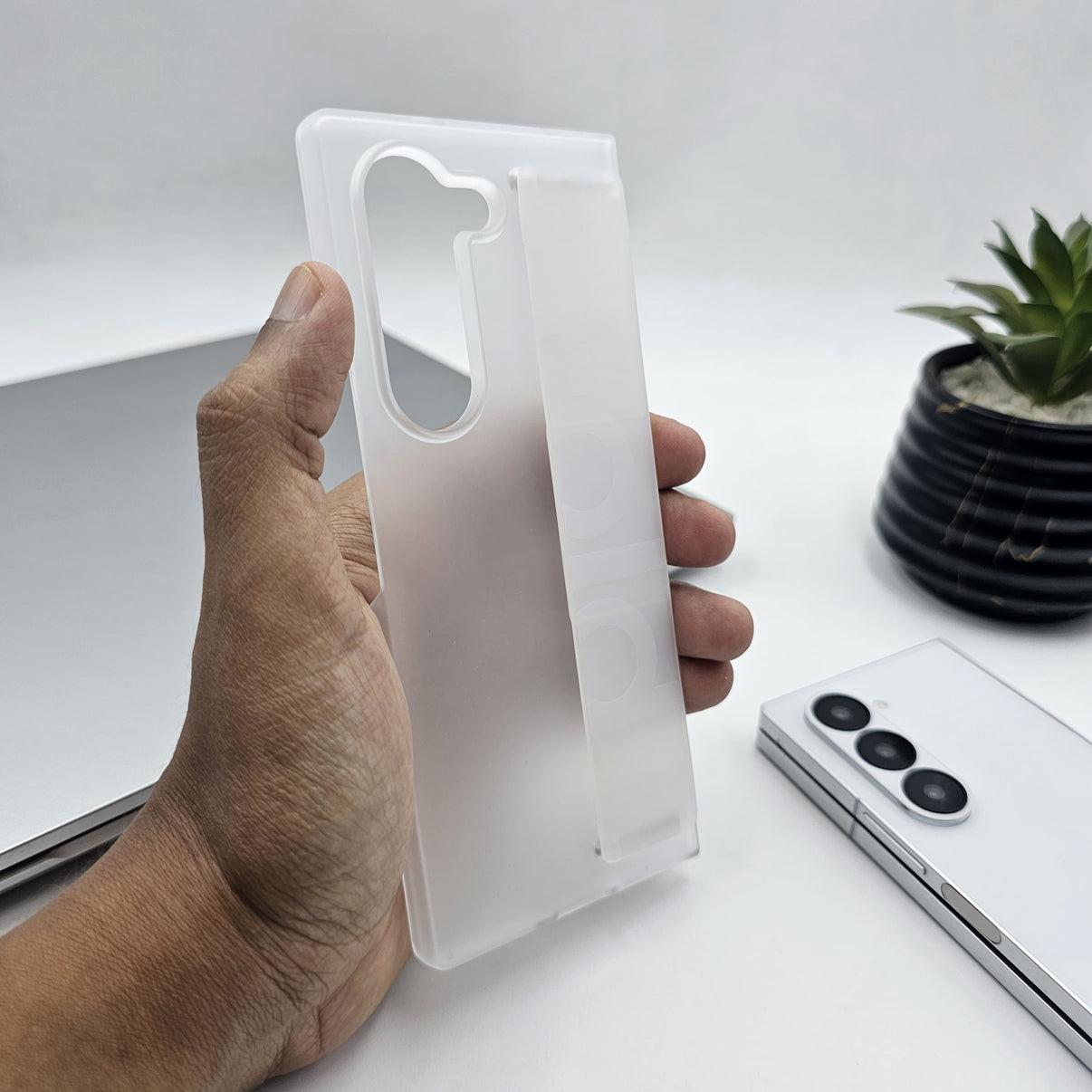 Samsung Galaxy Z Fold 7 Case with Built-In Kickstand Grip – Slim, Shockproof & Stylish