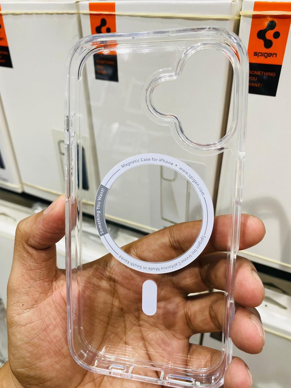 Spigeon Crystal Clear MagSafe Case for iPhone Series