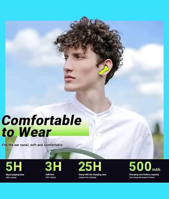 TRUE Ultrapod Pro TWS Transparent Bluetooth 5.3 Earbuds with LED Display, ENC Noise Reduction & 30H Battery Life