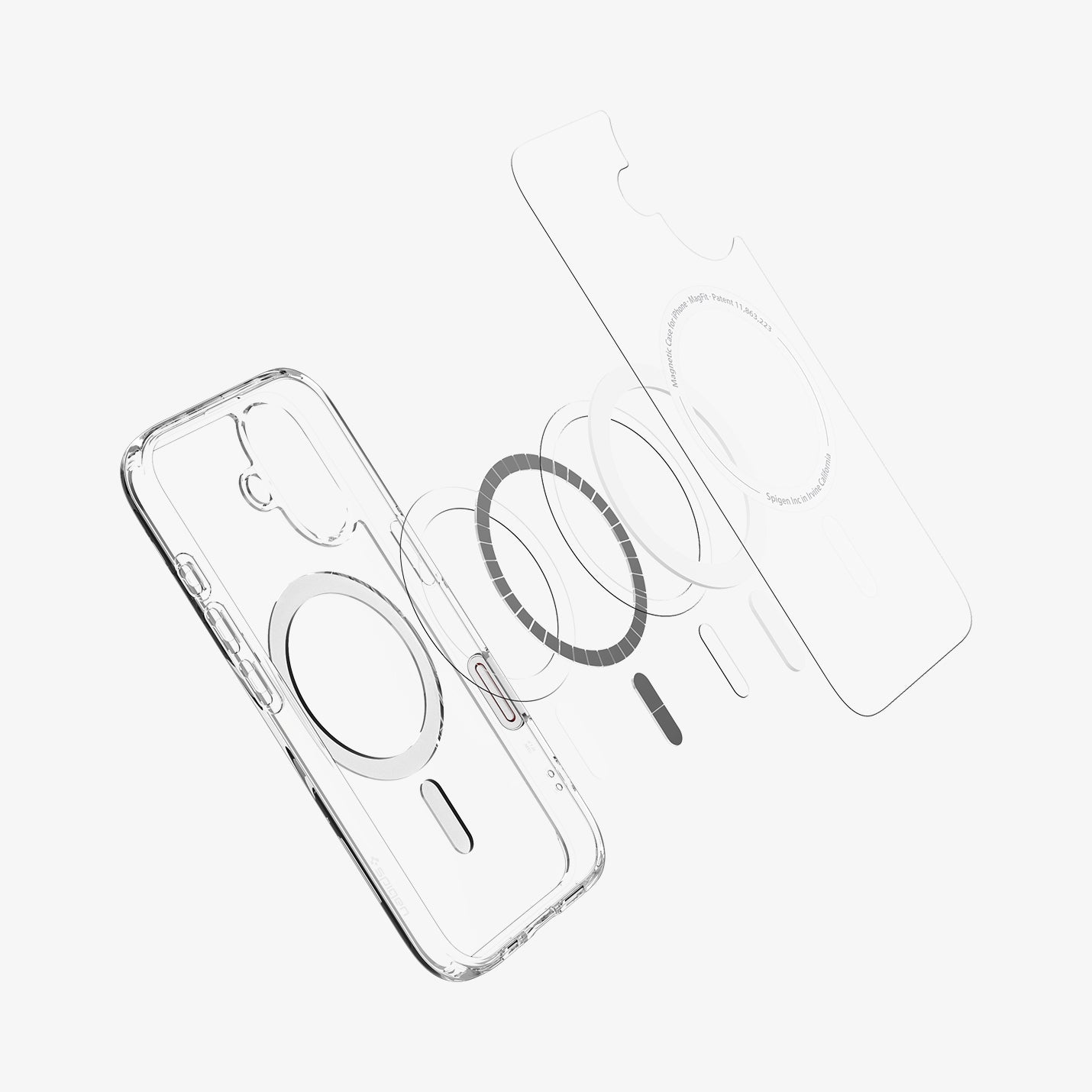 Spigeon Crystal Clear MagSafe Case for iPhone Series