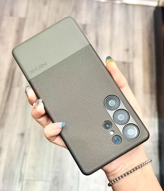 HENKS Odin Leather Case with MagSafe – Dual Tone Elegance for Samsung S25 Ultra