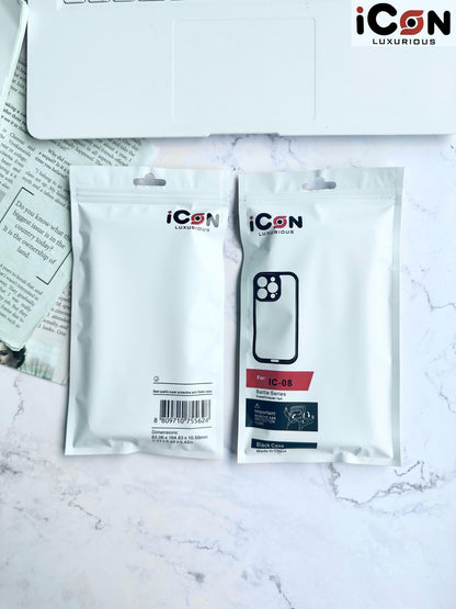 ICON™ IC-08 Beatle Series – Premium Shockproof Minimal Frame Case