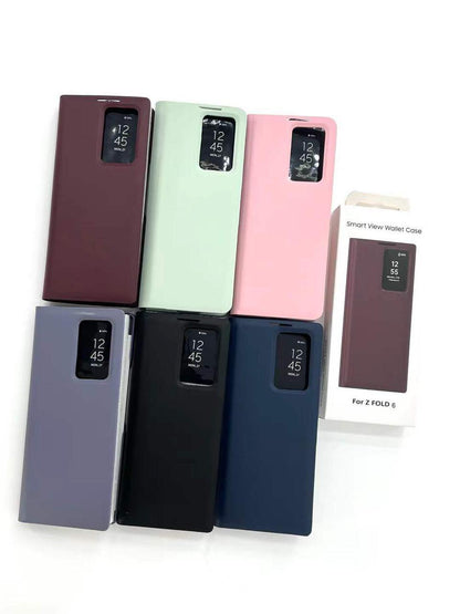 Samsung Smart View Wallet Case for Galaxy Z Fold 7 & Fold 6 – Premium Quality, Window Display