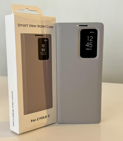Samsung Smart View Wallet Case for Galaxy Z Fold 7 & Fold 6 – Premium Quality, Window Display