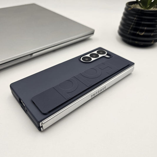 Samsung Galaxy Z Fold 7 Case with Built-In Kickstand Grip – Slim, Shockproof & Stylish